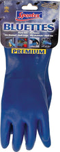 Spontex Bluettes 18005 Household Protective Gloves, M, Longer Cuff, Neoprene, Blue