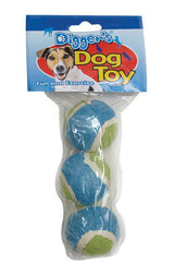 Boss Pet Digger's Multicolored Rubber Mini Tennis Balls Small 3 pk