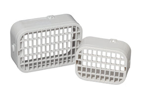 Amerimax 2 in. W X 3 in. L White Plastic Rodent Guard, Pack of 12