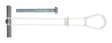 HILLMAN Rawl 3/16 in. D X 2-1/2 in. L Round Plastic RH Combo Strap Toggle 2 pk, Pack of 3
