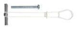 HILLMAN Rawl 3/16 in. D X 2-1/2 in. L Round Plastic RH Combo Strap Toggle 2 pk, Pack of 3