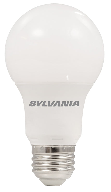 Sylvania Ultra 78066 LED Bulb, 9 W, Medium E26 Lamp Base, A19 Lamp, 800 Lumens, 5000 K Color Temp, Pack of 6