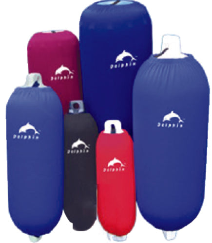 Dock Edge DE96559F Polyester Fender Cover, 5-1/2 x 20", Navy Blue
