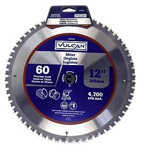 Vulcan 391281OR Circular Saw Blade, 12 in Dia, 1 in Arbor