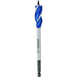 Irwin Speedbor 3041002 Auger Boring Bit, 5/8 in Dia, 6 in OAL, Tapered Flute, 3-Flute, 1/4 in Dia Shank, Hex Shank