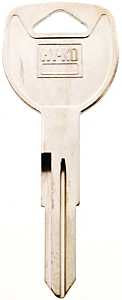 Hy-Ko 11010HD103 Automotive Key Blank, Brass, Nickel, For: Honda Vehicle Locks, Pack of 10