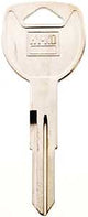 Hy-Ko 11010HD103 Automotive Key Blank, Brass, Nickel, For: Honda Vehicle Locks, Pack of 10