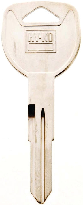 Hy-Ko 11010HD103 Automotive Key Blank, Brass, Nickel, For: Honda Vehicle Locks, Pack of 10