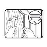 M-D Building Products Gray Felt Weatherseal For Doors and Windows 204 in. L X 0.19 in.