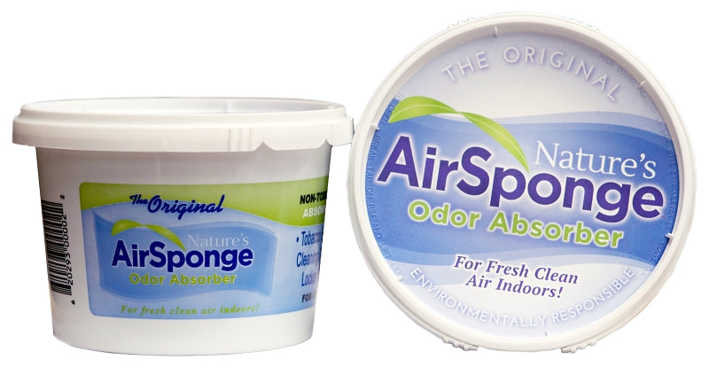 Nature's AirSponge 101-2 Odor Absorber, 1 lb Tub, 300 sq-ft Coverage Area, 120-Day Freshness