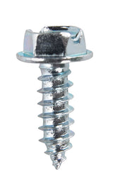 HILLMAN No. 8 X 1/2 in. L Slotted Hex Washer Head Sheet Metal Screws 100 pk