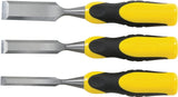 STANLEY 16-300 Series Chisel Set, 9 in L Dimensions, 3-Piece