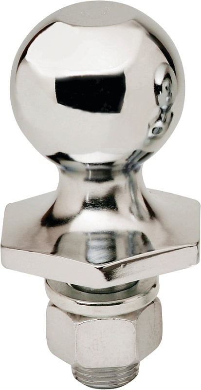 REESE TOWPOWER 7008700 Hitch Ball, 1-7/8 in Dia Ball, 1 in Dia Shank, Steel