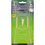 HILLMAN Brass-Plated Gold All Purpose Hanger 11 in. 1 pk, Pack of 10