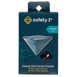 Safety 1st Clear Soft Rubber Corner Bumpers 4 pk, Pack of 4
