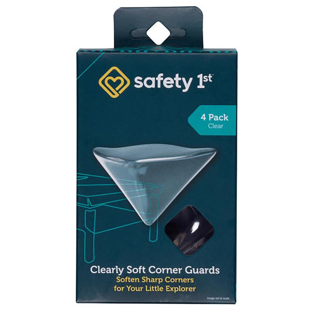 Safety 1st Clear Soft Rubber Corner Bumpers 4 pk, Pack of 4