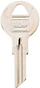 Hy-Ko 11010B1 Key Blank, Brass, Nickel, For: Briggs & Stratton Cabinet, House Locks and Padlocks, Pack of 10