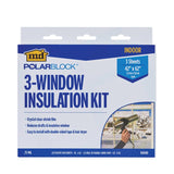 M-D Building Products Clear 3-Window Indoor Insulation Kit 42 in. W X 62 in. L
