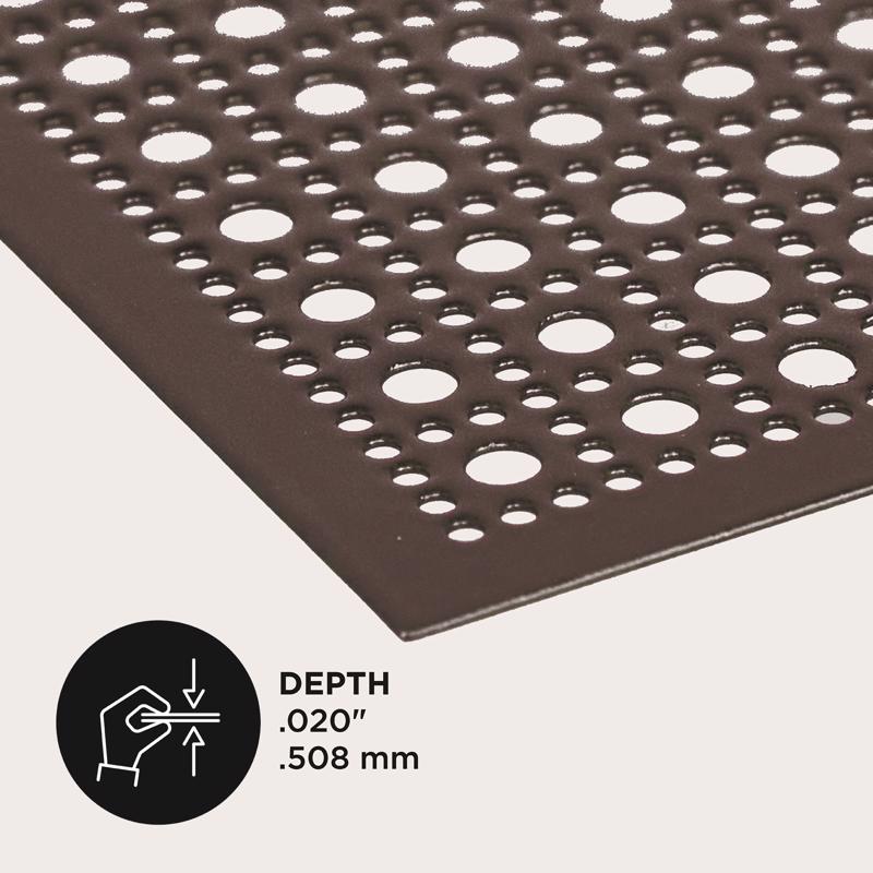M-D Building Products 0.02 in. X 36 in. W X 36 in. L Venetian Bronze Aluminum Lincane Sheet Metal, Pack of 3