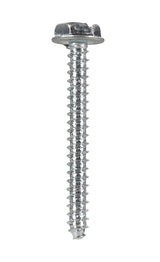 HILLMAN No. 6 X 1-1/4 in. L Slotted Hex Washer Head Sheet Metal Screws 100 pk