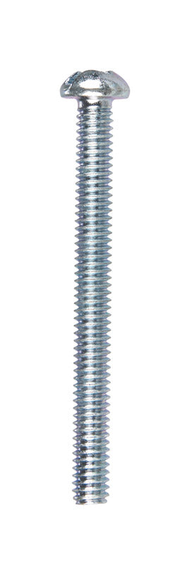 HILLMAN No. 8-32 X 1-3/4 in. L Combination Round Head Zinc-Plated Steel Machine Screws 100 pk