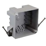 Cantex EZ Box New Work 32 cu in Square PVC Outlet Box Gray