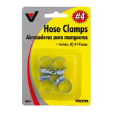 Victor 1/4 in to 5/8 in. SAE 16 Silver Hose Clamp Metal Band