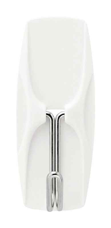 3M Command Medium Plastic Wire Hooks 2-1/6 in. L 7 pk, Pack of 4