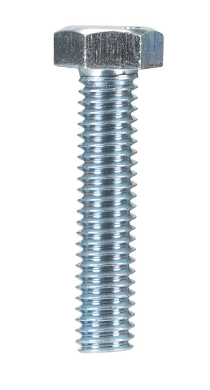 HILLMAN 5/16 in. D X 1-1/2 in. L Zinc Plated Steel Hex Bolt 100 pk