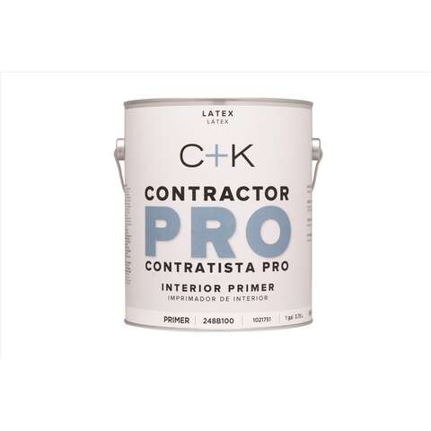 Ace Contractor Pro Primer - Goes on White Flat Latex Primer 1 gal, Pack of 4