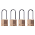 Master Lock 1-9/16 in. W Steel 4-Pin Cylinder Exterior Padlock