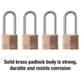 Master Lock 1-9/16 in. W Steel 4-Pin Cylinder Exterior Padlock