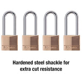 Master Lock 1-9/16 in. W Steel 4-Pin Cylinder Exterior Padlock