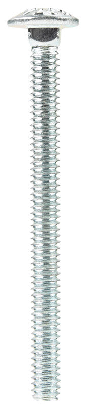 HILLMAN 1/4 in. X 3 in. L Zinc-Plated Steel Carriage Bolt 100 pk