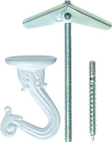 OOK 50340 Swag Hook, White, 2/PK