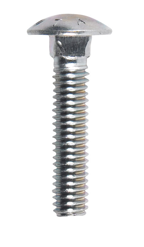 HILLMAN 5/16 in. X 1-1/2 in. L Zinc-Plated Steel Carriage Bolt 100 pk