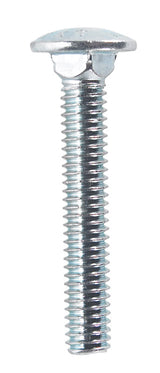 HILLMAN 5/16 in. X 2 in. L Zinc-Plated Steel Carriage Bolt 100 pk