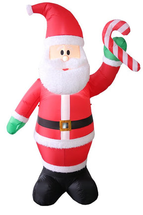 J Hofert Co 5601 Inflatable, 7 ft H, Plastic, Multi-Color, LED, Internal Light