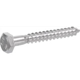 HILLMAN 1/4 in. X 1 in. L Hex Zinc-Plated Steel Lag Screw 100 pk