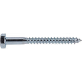 HILLMAN 1/4 in. X 2-1/2 in. L Hex Zinc-Plated Steel Lag Screw 100 pk