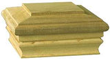 Deckorators 72290 Pressure Treated Post Cap, 5-5/8 in L, 5-5/8 in W, Pine Wood