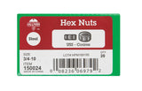 Hillman 3/4 in. Zinc-Plated Steel USS Hex Nut 20 pk