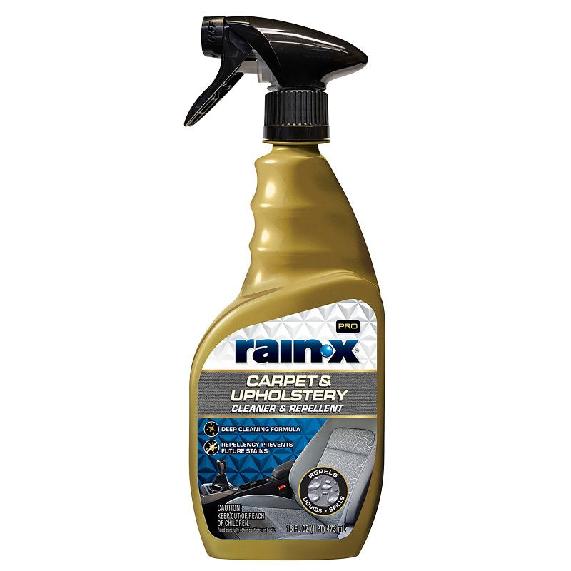 Rain-X Pro Series 620234SRP Carpet, Upholstery Cleaner and Repellent, 16 fl-oz Bottle, Liquid, Fresh, Blueish