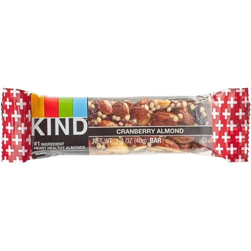 Kind 17211 Nut Bar, Bar, Antioxidants, Cranberry Almond, Macadamia, 1.4 oz Box, Pack of 12