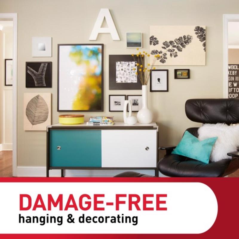 3M Command Plastic Coated White Canvas Picture Hanger 3 lb 1 pk