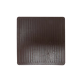 Ace Rubber Caster Cup Brown Square 3 in. W X 3 in. L 2 pk