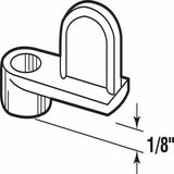 Prime-Line Mill White Aluminum Screen Clip For 1/8 12 pk