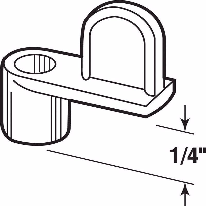 Prime-Line Zinc-Plated Silver Die Cast Screen Clip 12 pk