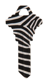 HILLMAN Wackey Zebra House/Office Universal Key Blank SC1 Single, Pack of 6