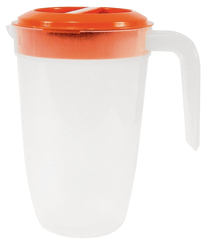 FLP Easy-Pack Series 8011 Juice Pitcher, 2 qt Capacity, Plastic Pack of 6